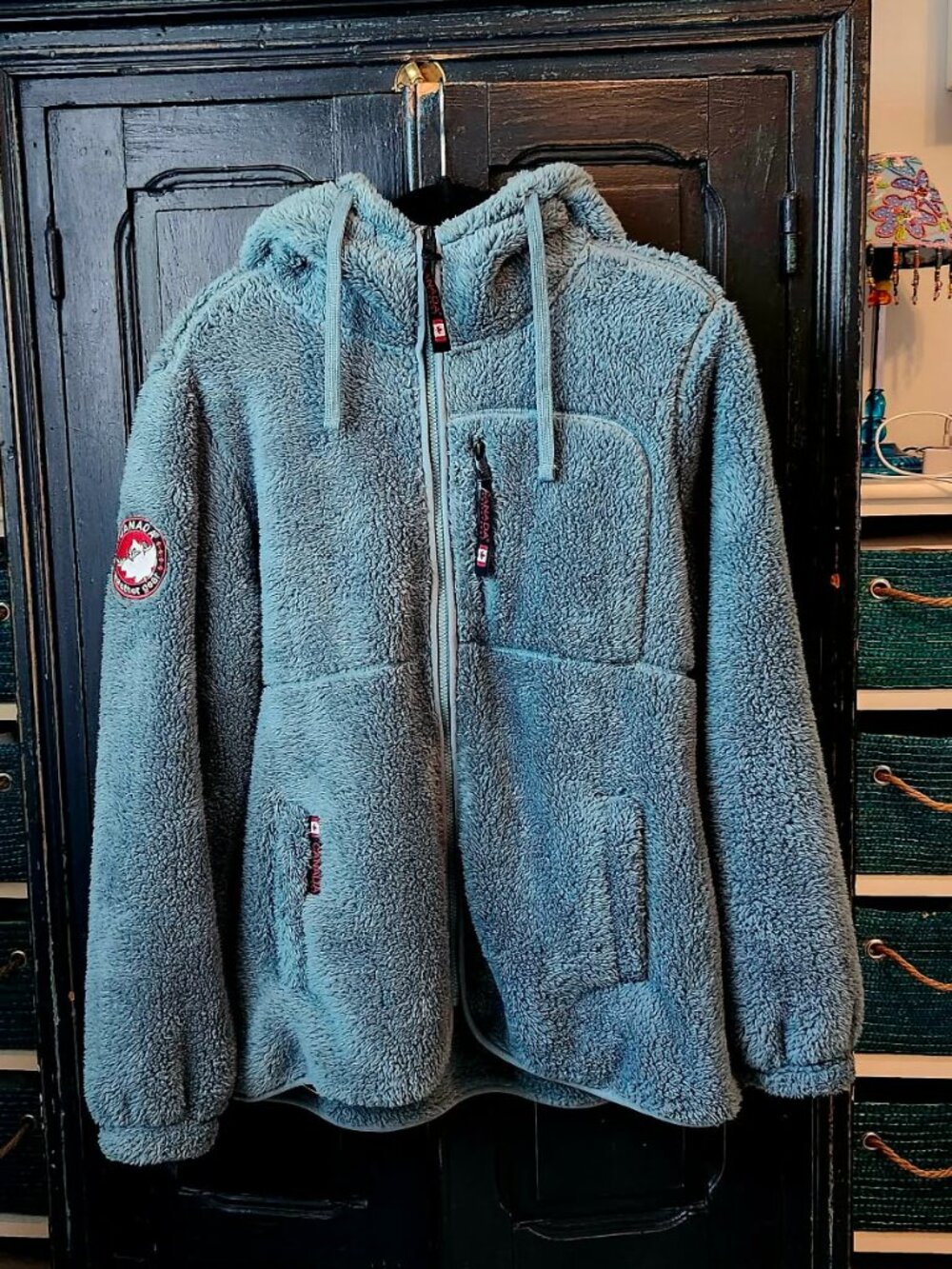 Canada Weather Gear Teddy Fleece Jacket, XL, NWOT